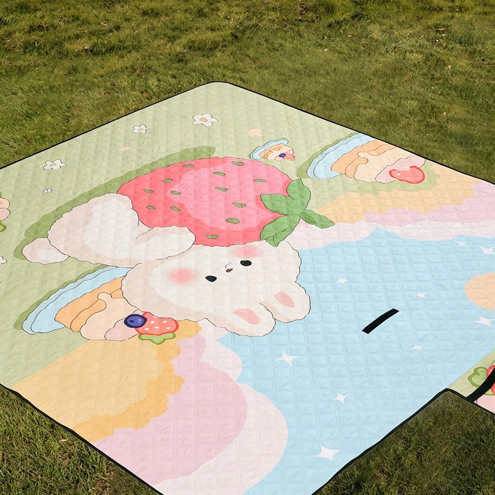 Telo da Picnic Impermeabile e Antisabbia, Pieghevole Coperta da Spiaggia Picnic Blanket per Campeggio, Escursionismo, Parco e Viaggi,200×200cm