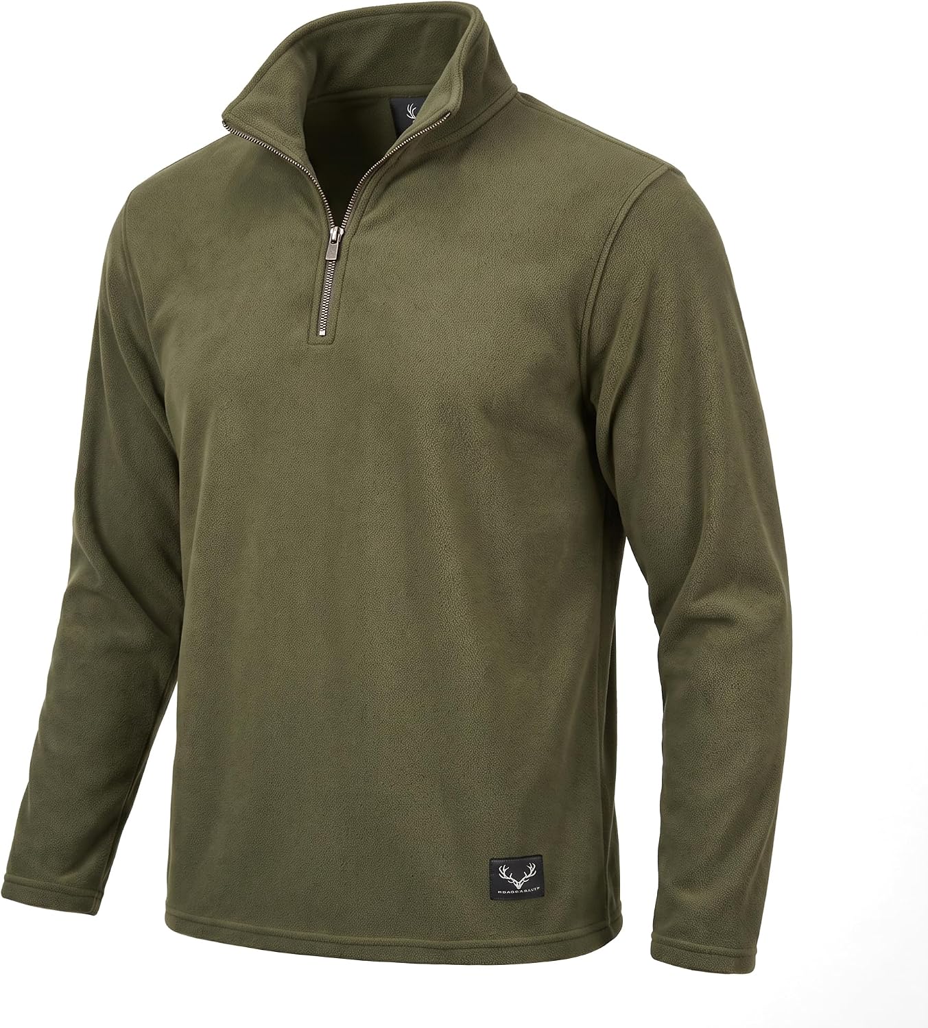 MENS MOCK NECK ZIPPER JACKET, MICRO FIBER FLEECE
