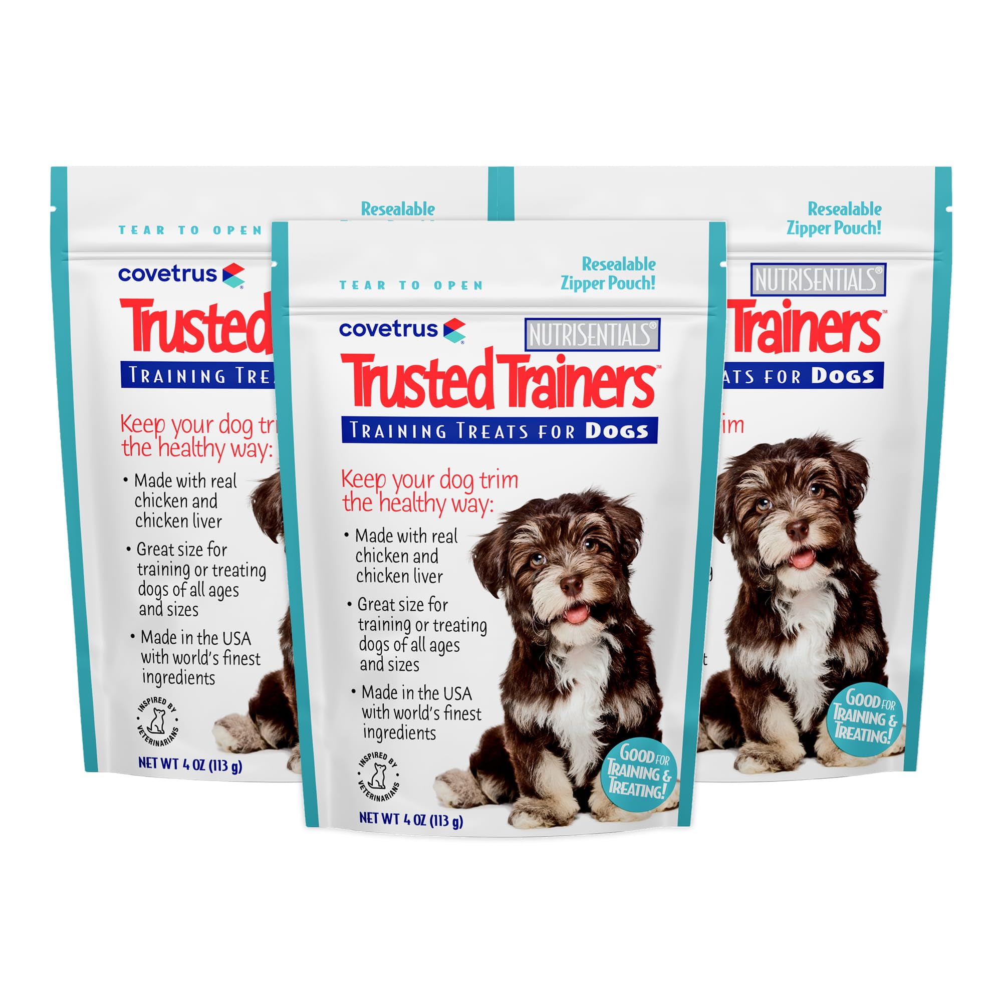 Covetrus NutriSentials Trusted Trainers Soft Dog Training Treats