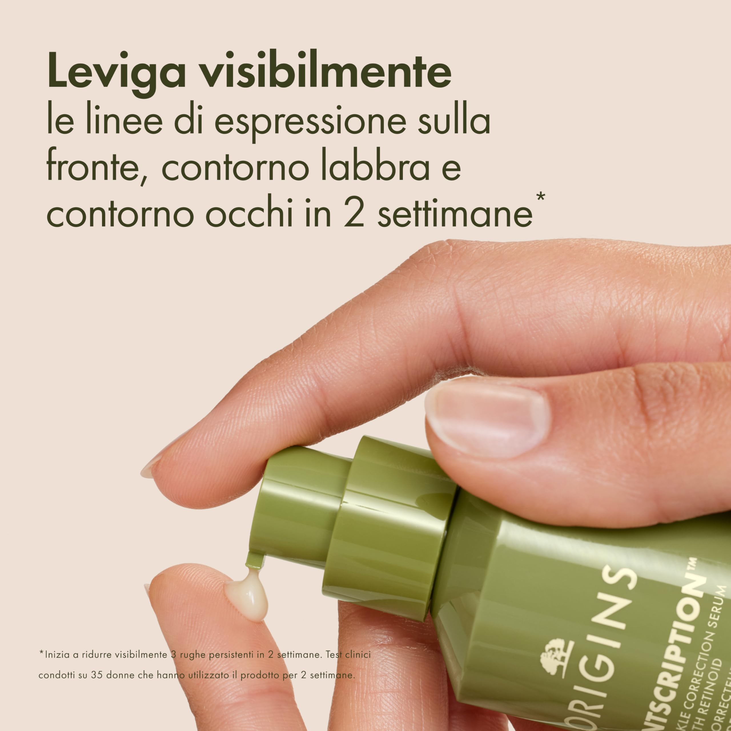 Origins Plantscription Anti-Aging Serum with Retinoid | Siero Anti-Età che Riduce le rughe più profonde - Con Retinoidi e Peptidi