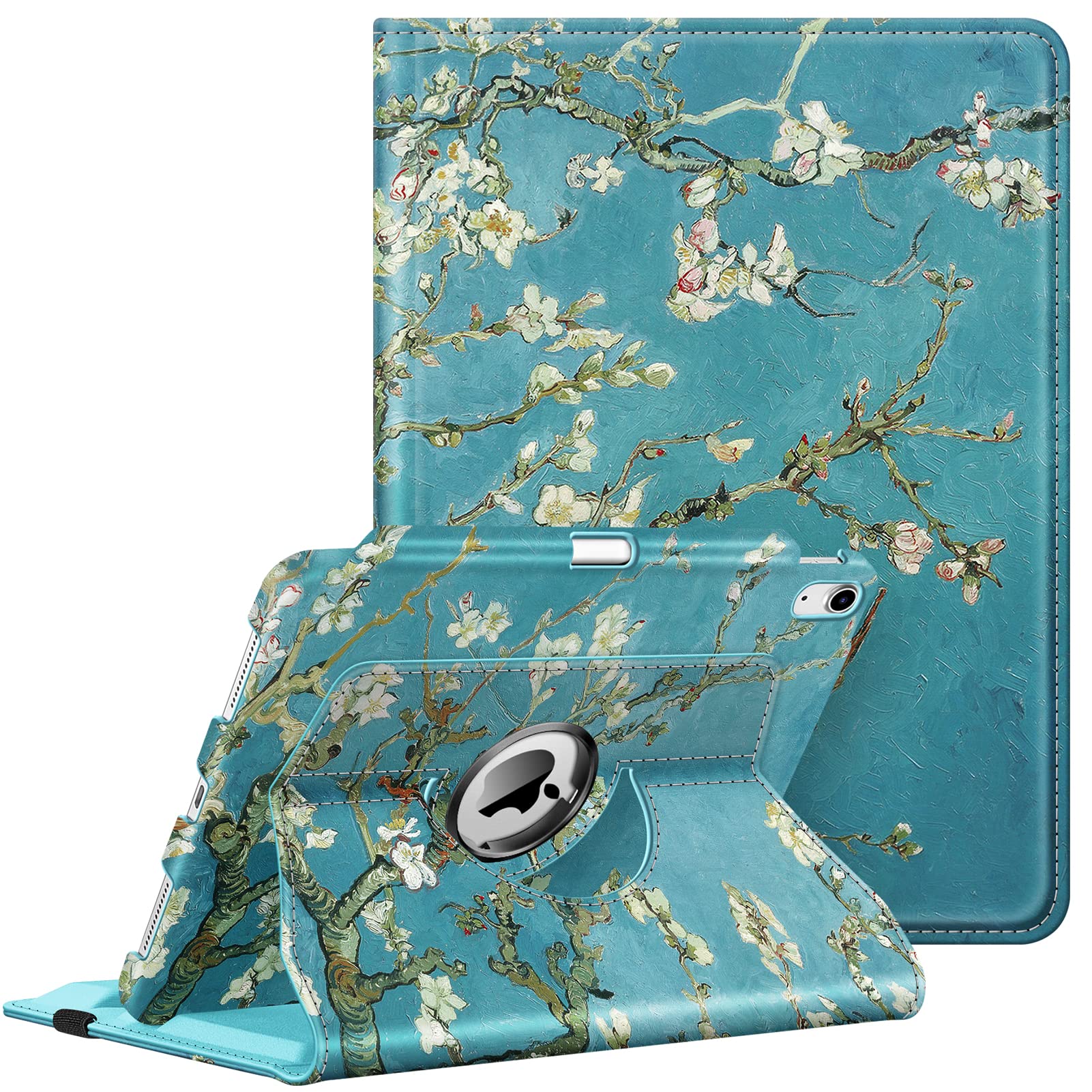 Fintie Rotating Case for iPad (A16) 11th Generation 11 Inch (2025), iPad 10th Generation 10.9 Inch (2022) - [Built-in Pencil Holder] 360 Degree