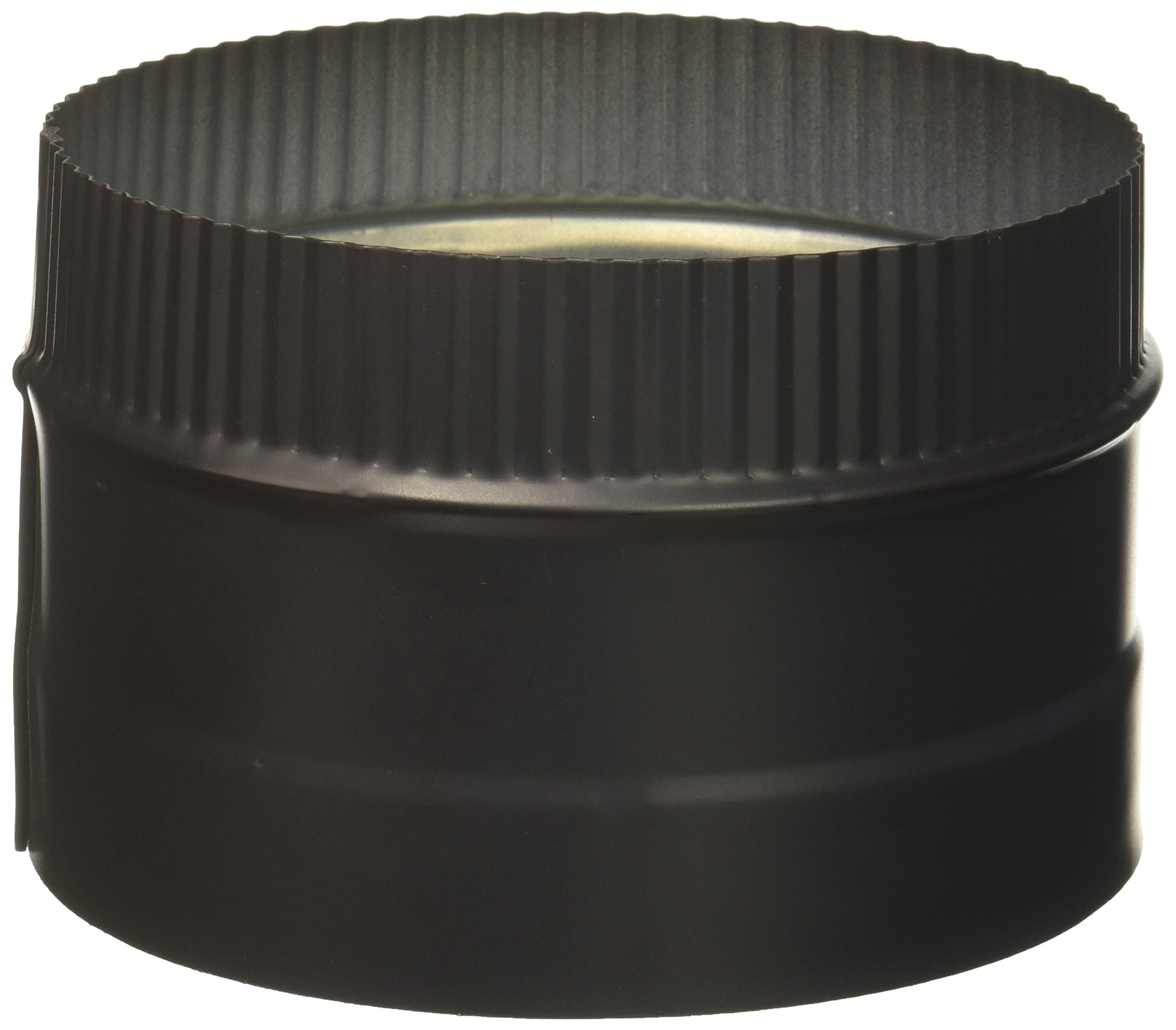 DuraVent M&G M & G 6DBK-AD 6" DuraBlack Stove Adapter, Diameter: 6", Black