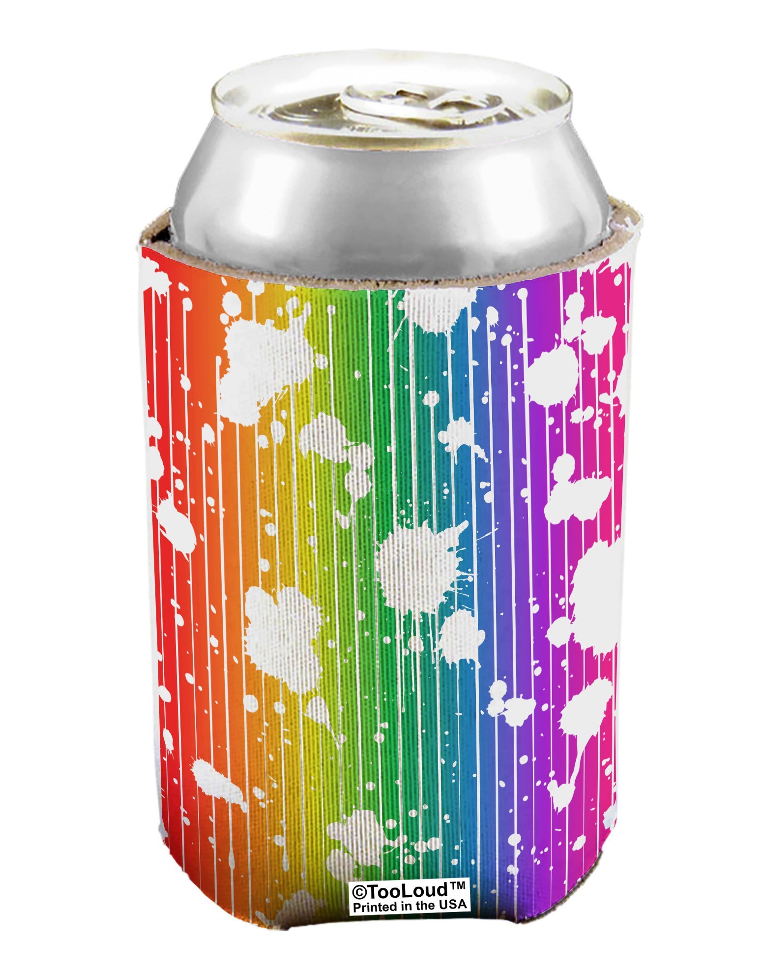 TOOLOUD Splatter AOP - Rainbow Can/Bottle Insulator Cooler - 2 Pack All Over Print