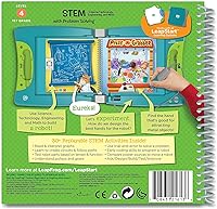 Vista 2 de LeapFrog LeapStart Libro de actividades de primer grado: STEM (Ciencia, Tecnología, Ingeniería, Matemáticas) y Resolución de Problemas