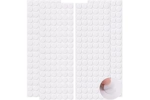 Self Adhesive Velcro Circles - 408pcs White Circle Sticky Dots