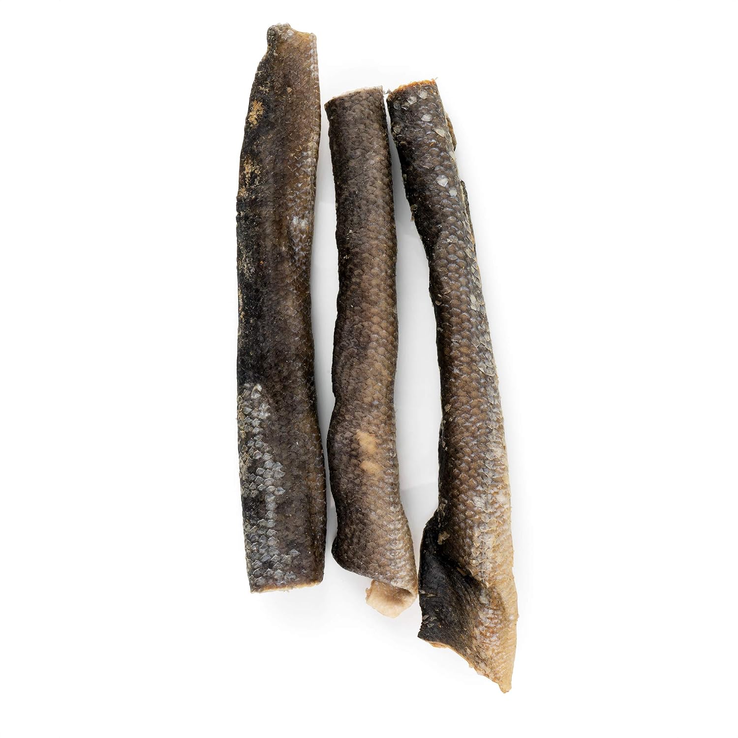 Flourish Freeze-Dried Raw Pet Treats for Dogs, Salmon Skin Chews (5 Count)…