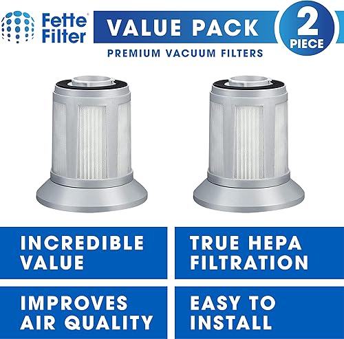Miniatura 2 de Fette Filter - Paquete de 2 filtros con aspiradora Bissell 2156A, 1665, 16652, 1665W, 2156E, comparado con la parte 1613056 para aspiradoras Bissell