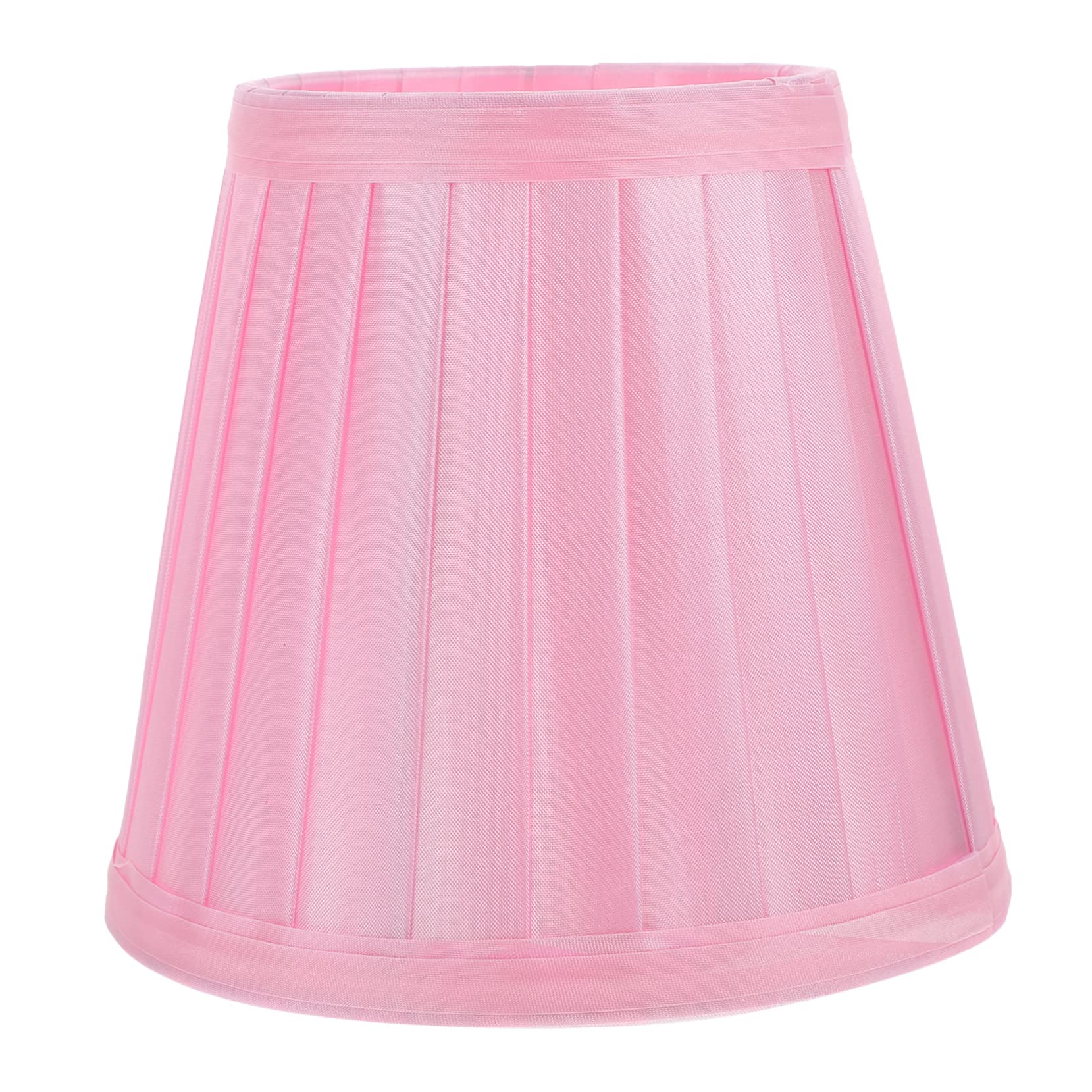 ULDIGI Pink Pendant Lamp Shade Fabric Drum Lamp Shade for Boys and Girls Easy Install Indoor Light Cover