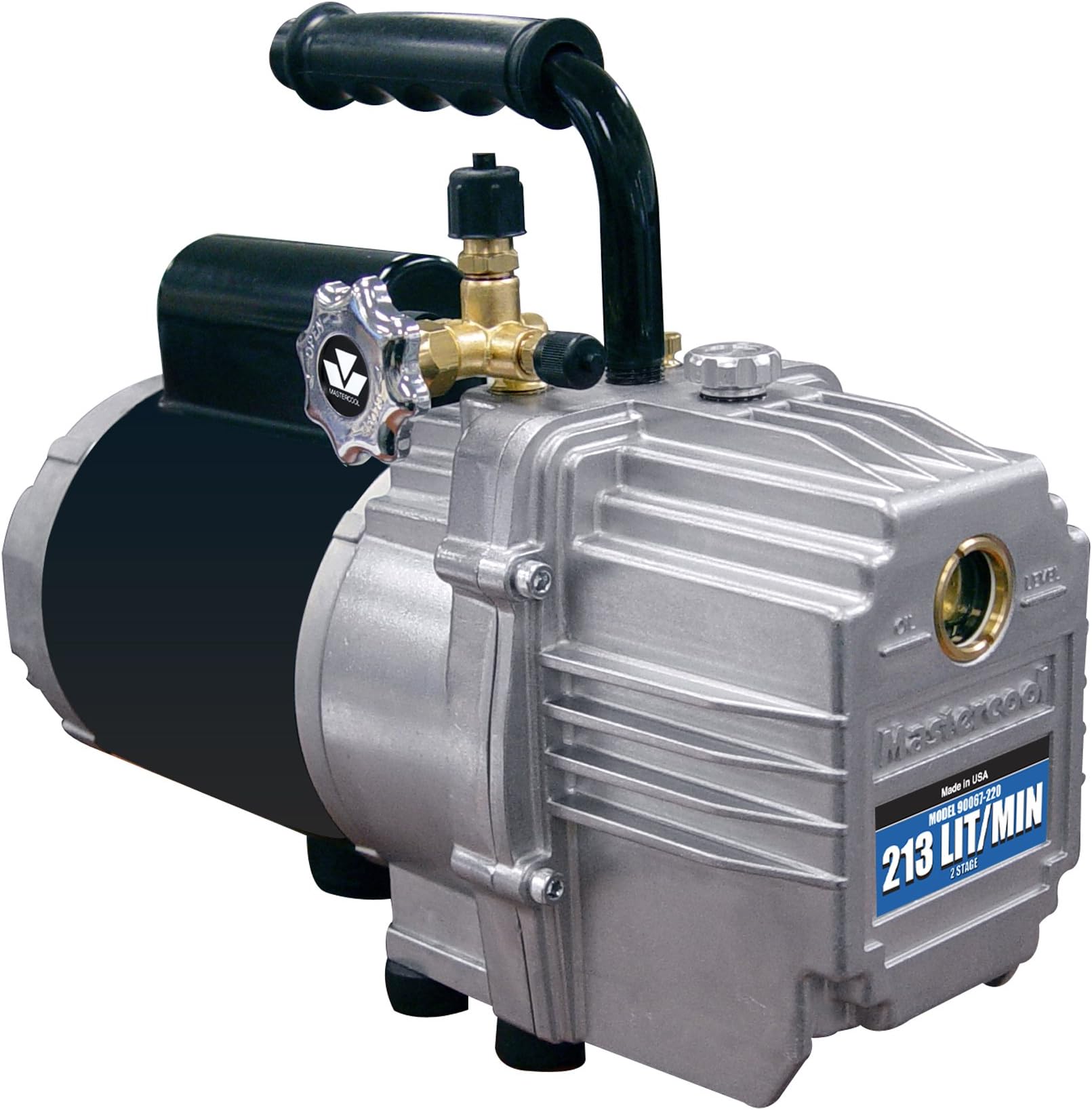 (90067 Silver 7.5 CFM 2-Stage Deep Vacuum Pump
