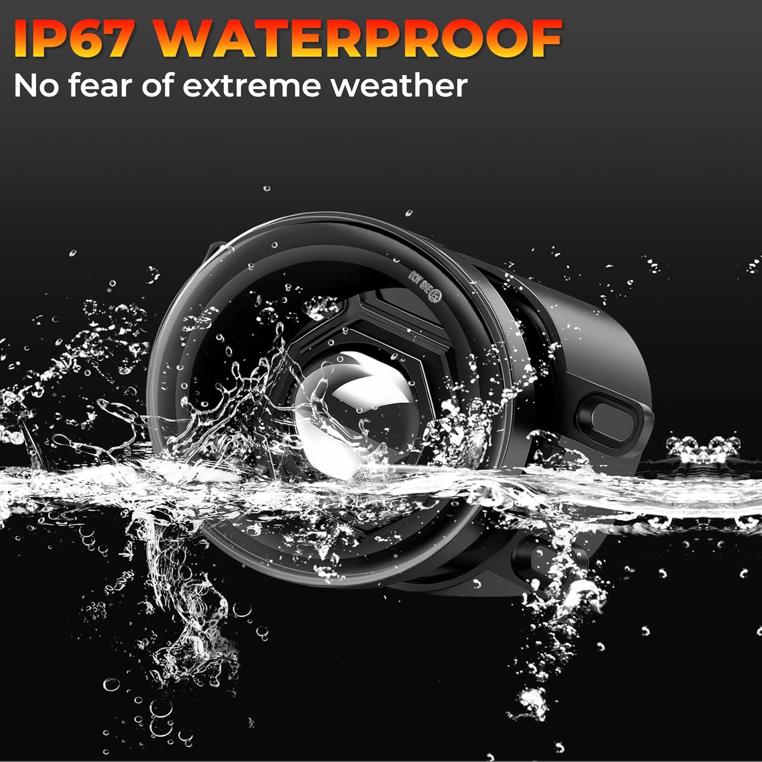 Round White Amber Fog Lights for 2016-2023 Toyota Tacoma,2014-2023 4Runner,2014-2019 Tundra,2007-2014 Camry, 2006-2012 RAV4, 2006-2013 Yaris, 2008-2013 Lexus IS-F, Front Bumper Driving Lamp