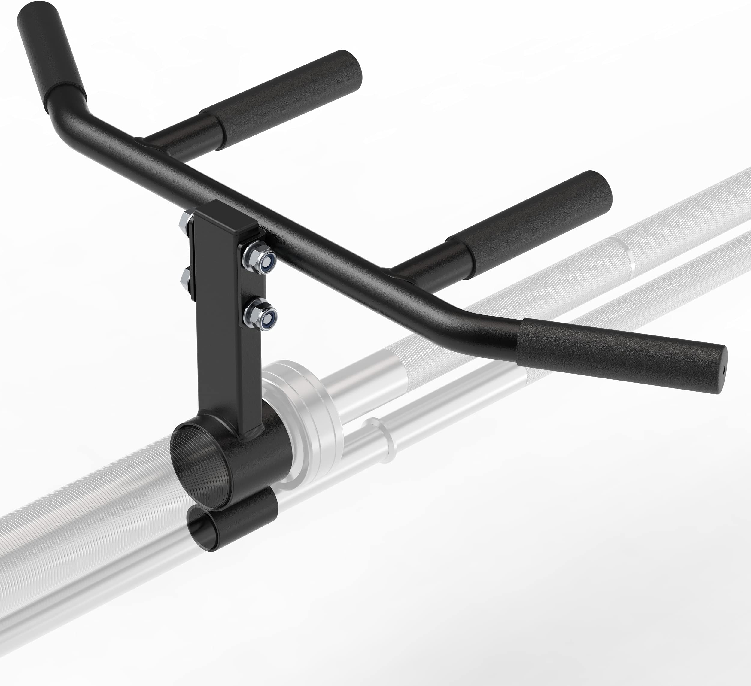 XYY Landmine Attachment, T-Bar Row, Multi-Grip Barbell Handle, Landmine Handle Fits 1in & 2in Olympic Bars and Standard Barbells, Strength Training Home Gym Accessories