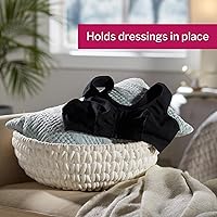 Vista 5 de McKesson Sujetador quirúrgico de algodón y elastano negro Sujetador posquirúrgico para soporte de pecho de cobertura completa con compresión ligera