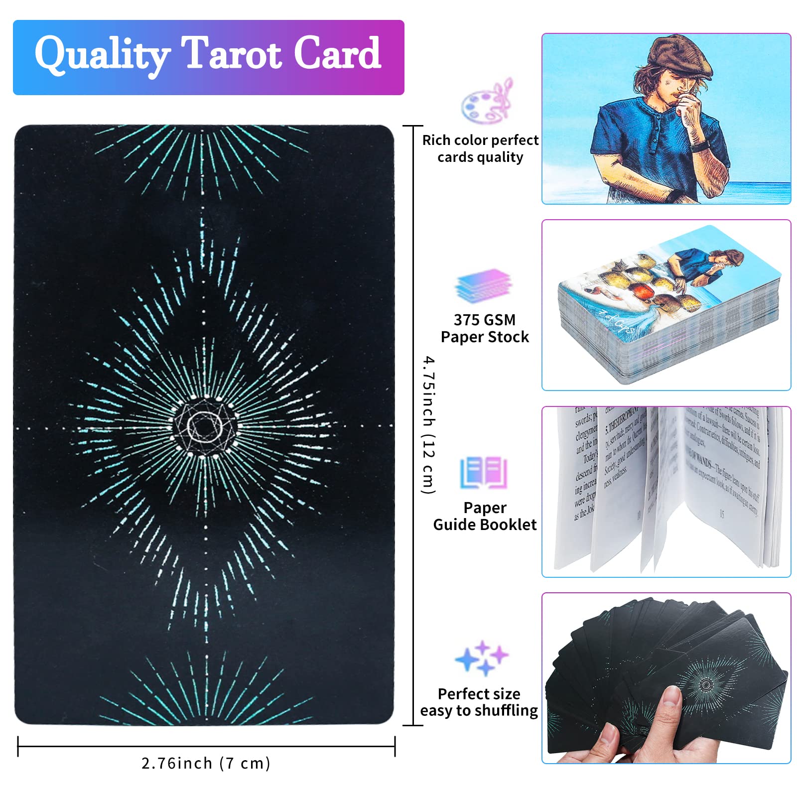 Amazon.co.jp: TWWDE 8月 ビギナータロットデッキラブ : おもちゃ
