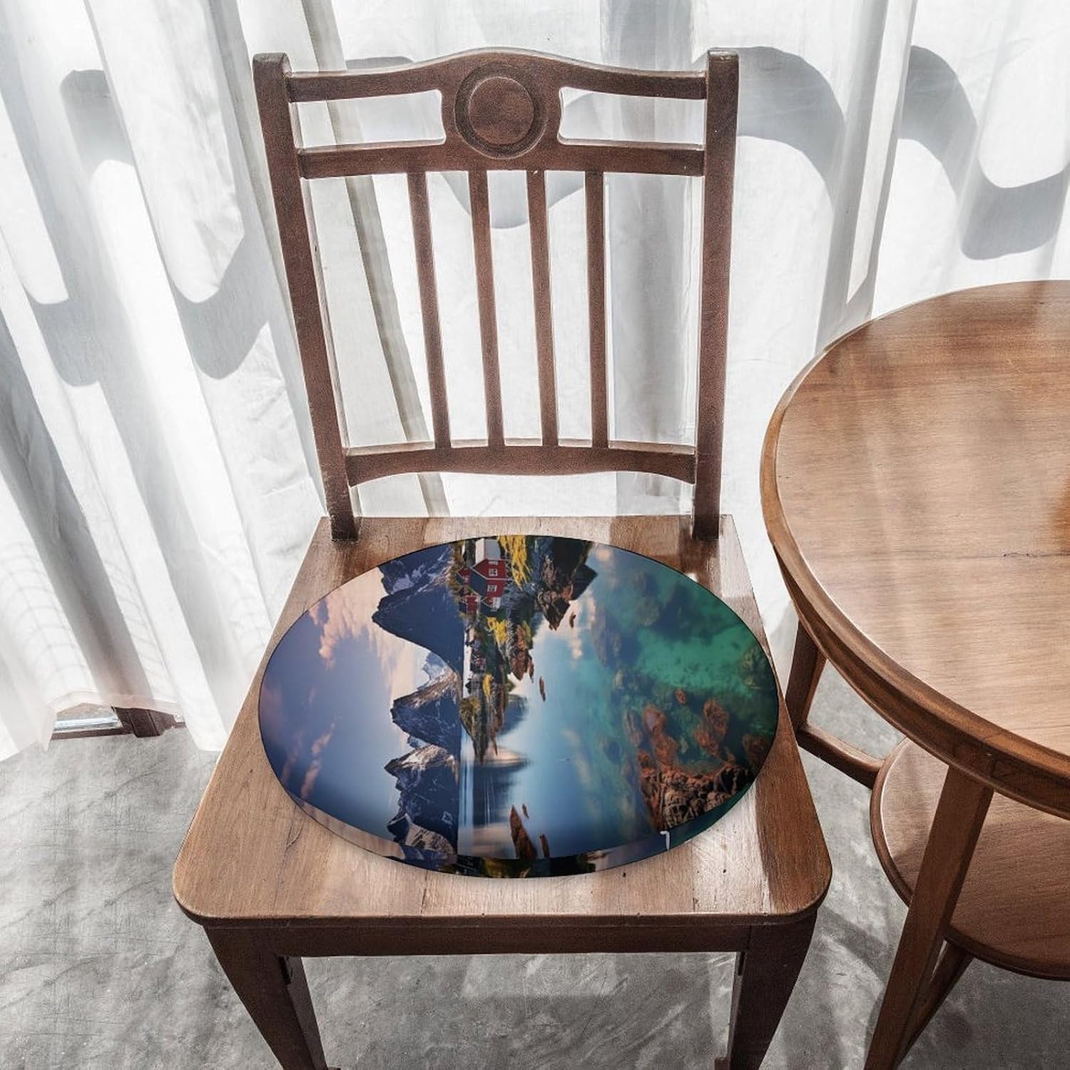 Norway Islands Chair Cushions Floor Pillow Chair Pad