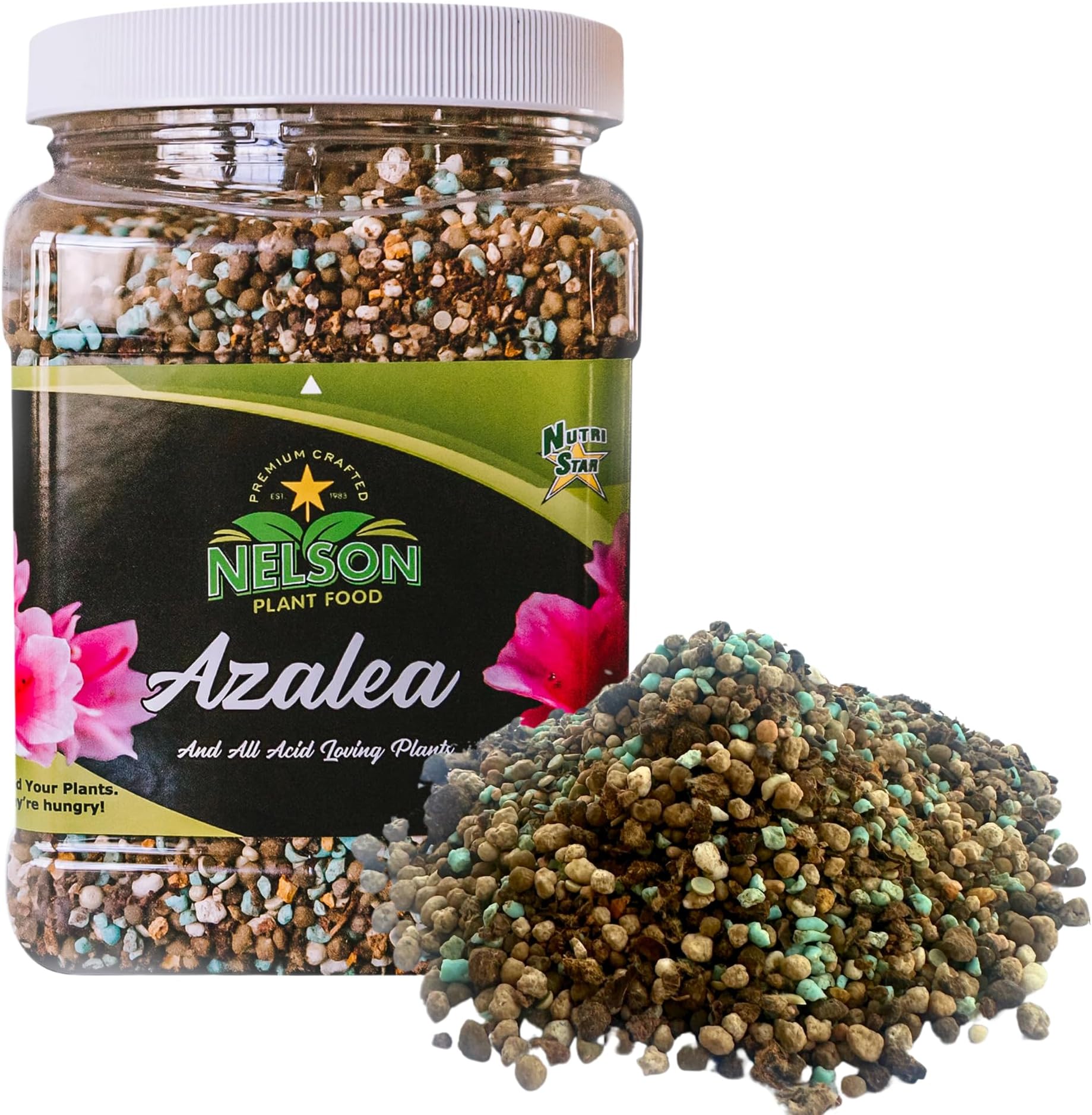Nelson Acid Loving Plant Food Huge Blooms for Azalea Jasmines Roses Camellias Gardenias NutriStar 9-13-11 (2 lb.)