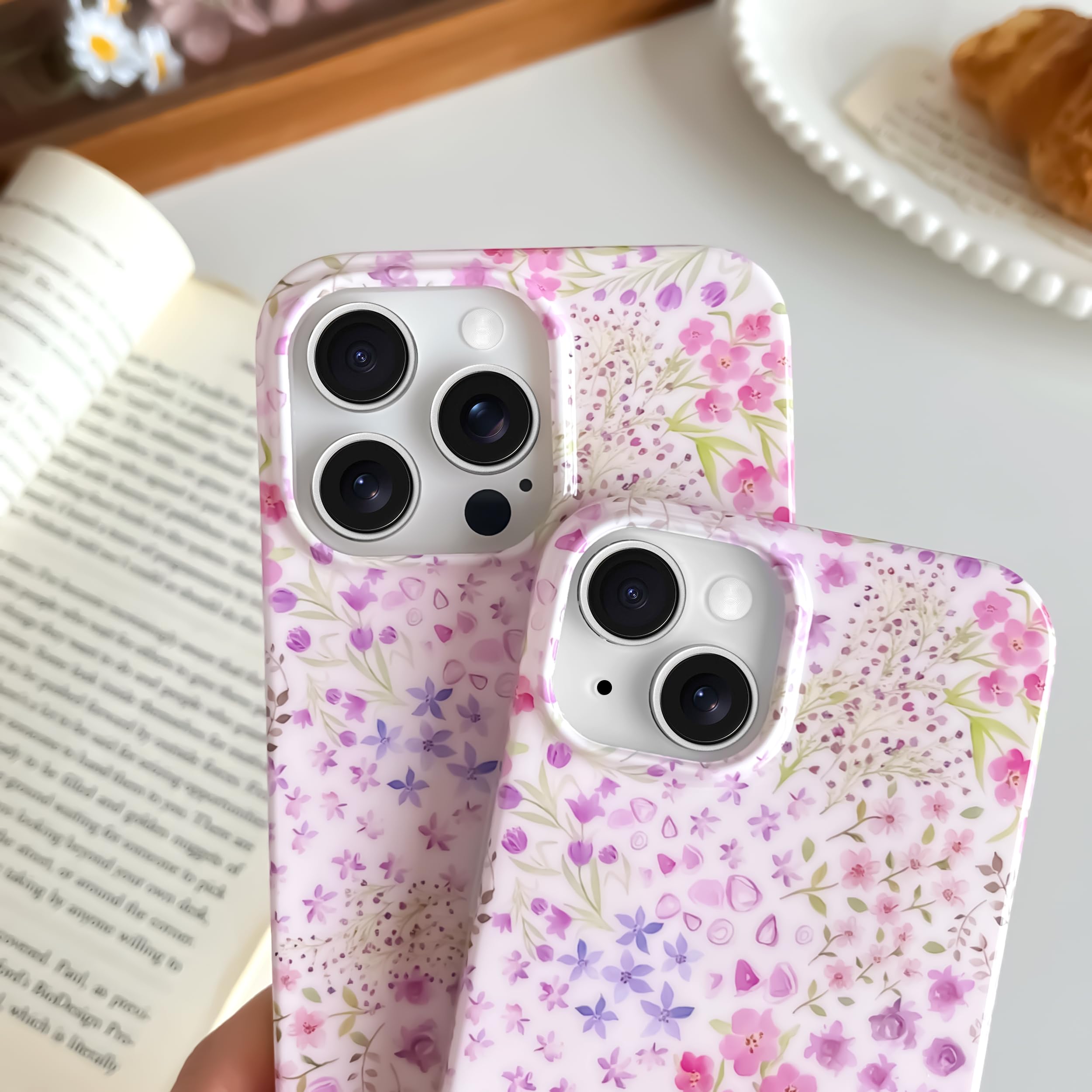 Skyseaco For IPhone 15 Pro Max Case Aesthetic Monogram