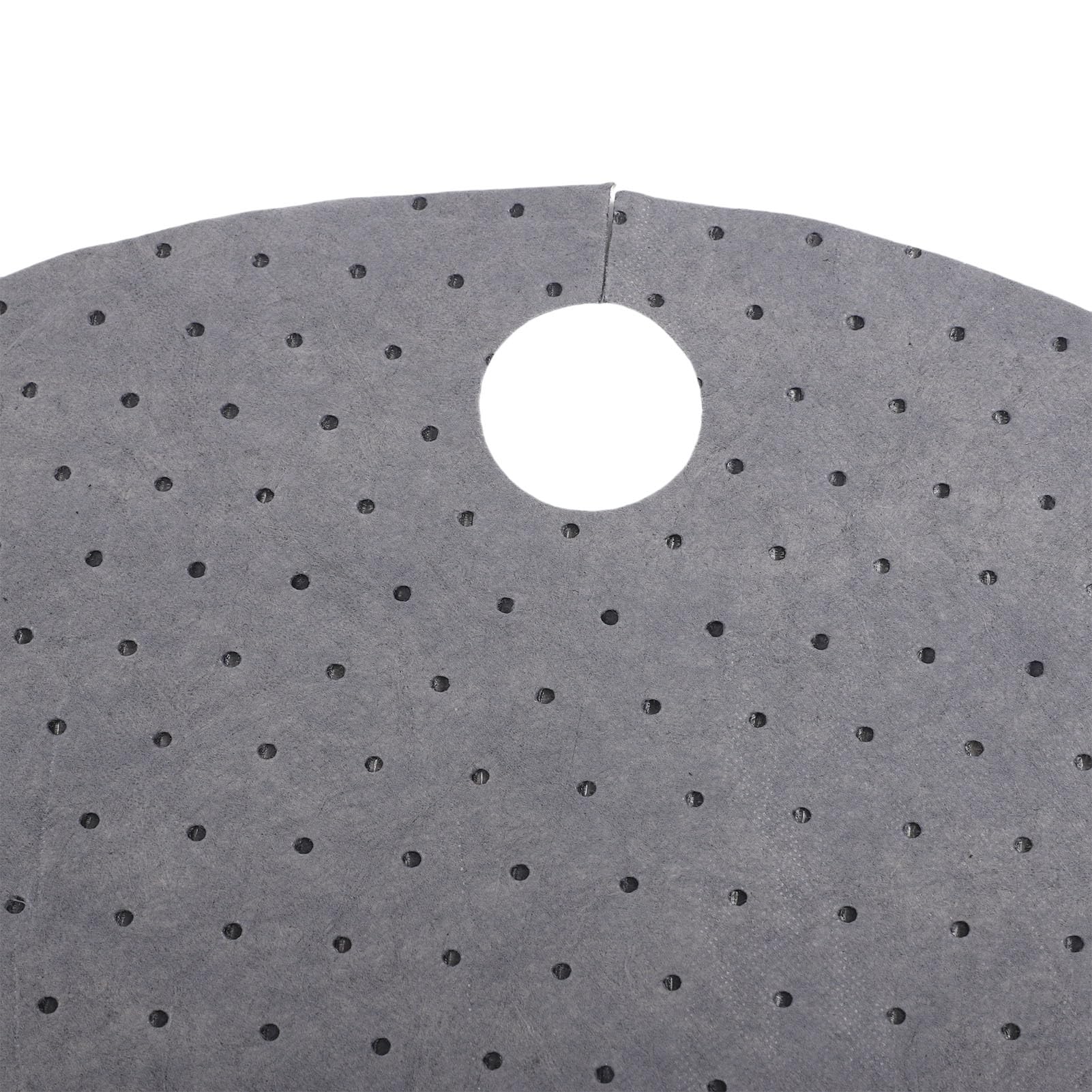 Naroote 25 Tapis Absorbants pour Dessus de Fût, Tapis Absorbants Rapides de 21 Pouces de Diamètre avec Conception à Trous en, pour Fûts de 55 Gallons, Ateliers, Sous-sols