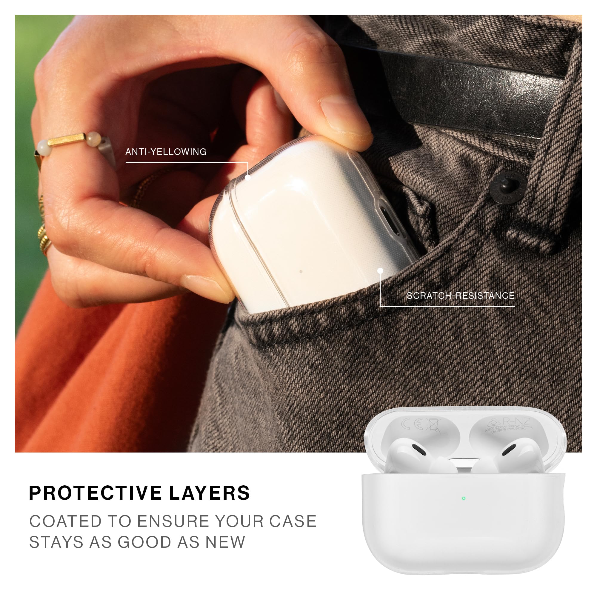 Amazon | Native Union (Re)Clear Case for AirPods Pro 第2世代