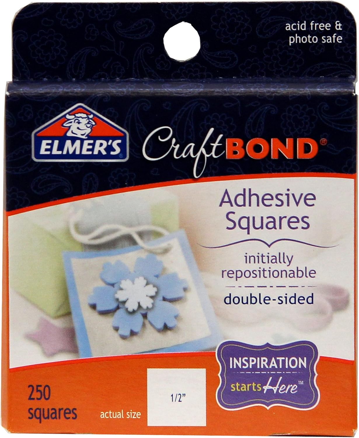 Elmer's CraftBond(R) Adhesive Squares.5 x .5inch 250/Pkg