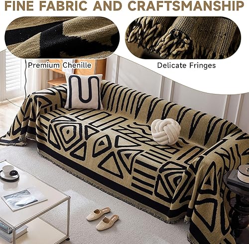 Vista 232 de VClife - Funda para sofá de 2 plazas o modular, de felpilla, antideslizante, lavable, apta para perros, protectora, caqui, 71 x 118 pulgadas 0 0