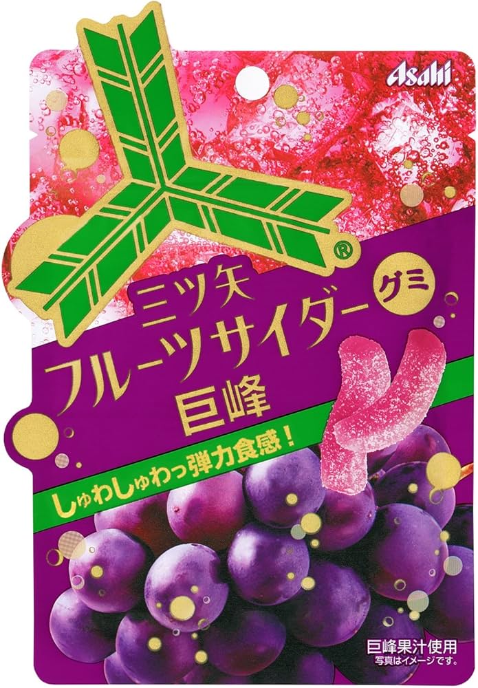Amazon | アサヒフードアンドヘルスケア 三ツ矢フルーツサイダーグミ
