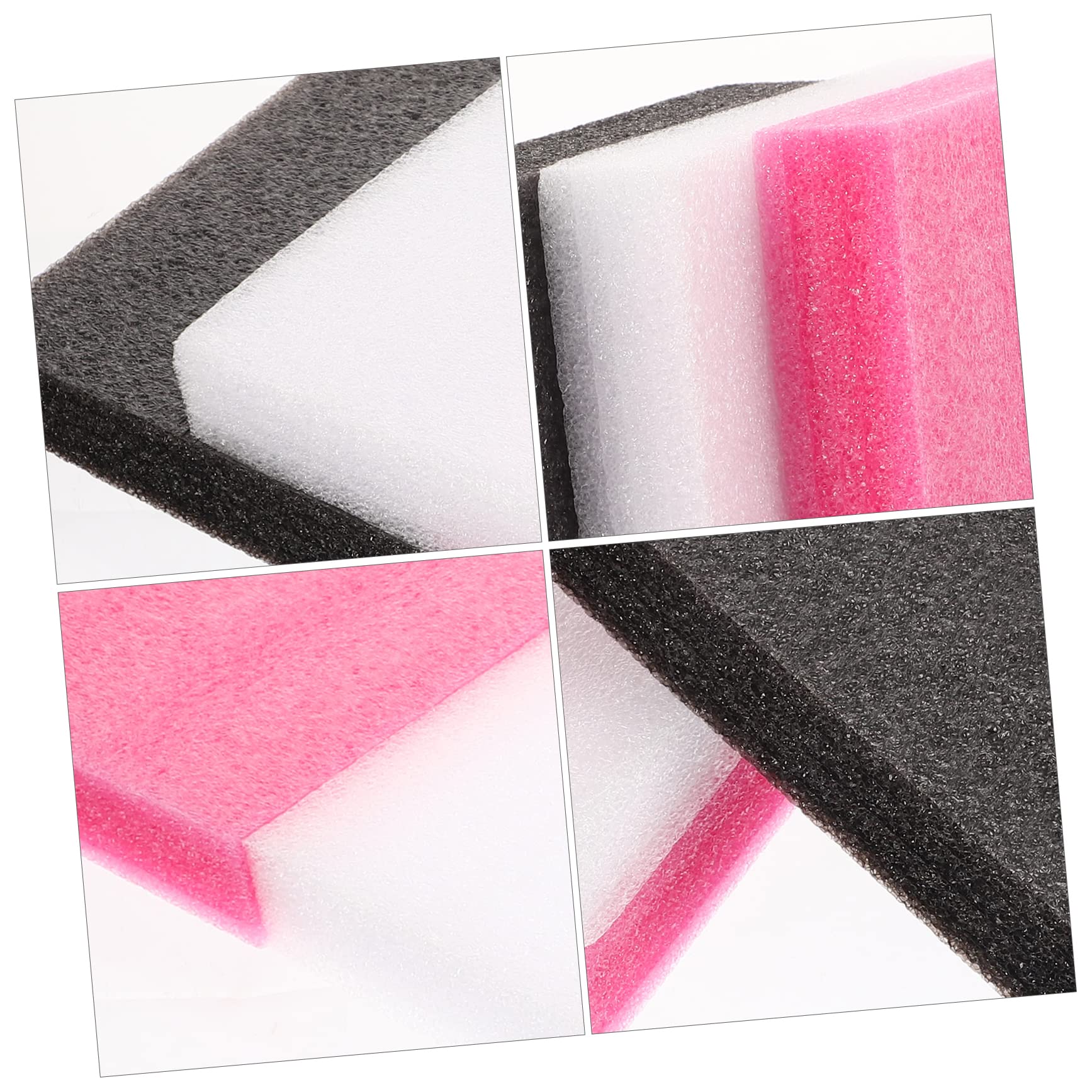 TEHAUX 4er Set Filz-Nadelkissen Aus Schaumstoff – 15x15x5 Cm, Für Wollfilz & Bastelarbeiten