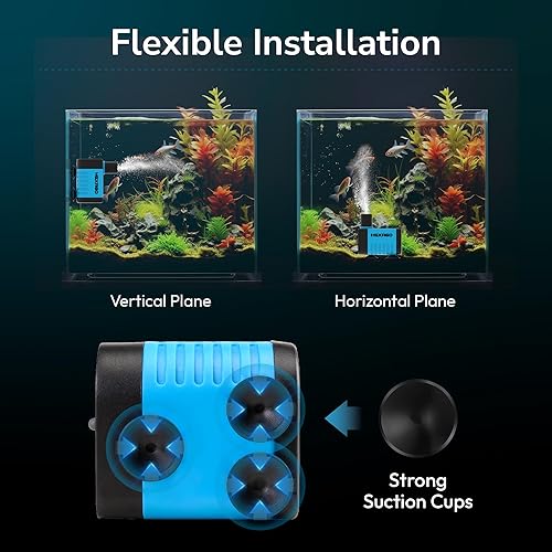 Miniatura 6 de Hexago Bomba de fuente pequeña, 80 GPH (4.2 W 300 LH) Mini bombas sumergibles, 3 adaptadores de salida, bombas sumergibles para fuente de agua para