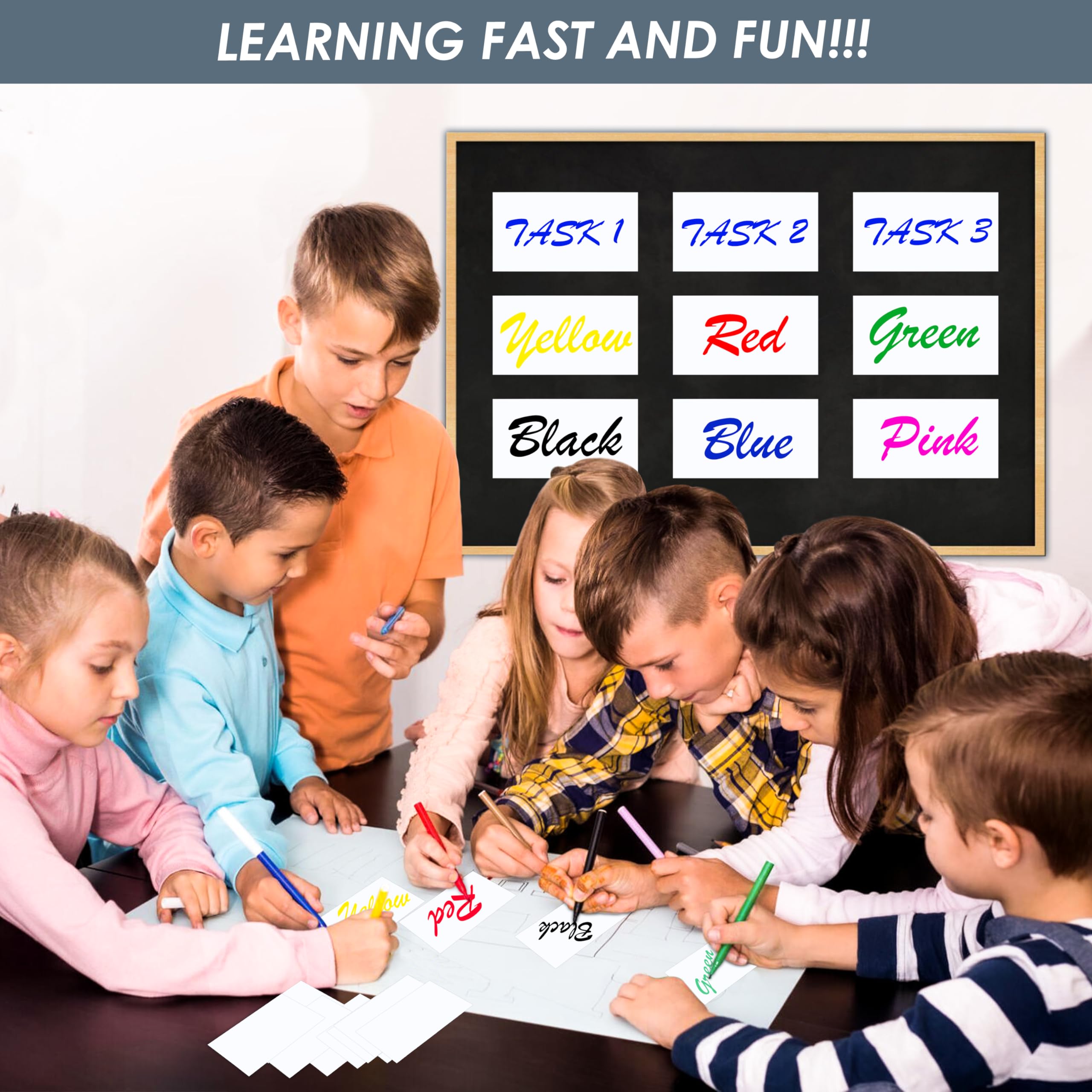 SweetCiervo Magnetic Labels 5x3 28-Pack - Highly Durable and All-Purpose Dry Erase Magnetic Labels for Office, Classroom, Home, Organizers. Whiteboard Blank Magnet Stickers and Magnetic Name Tags. - Image 5