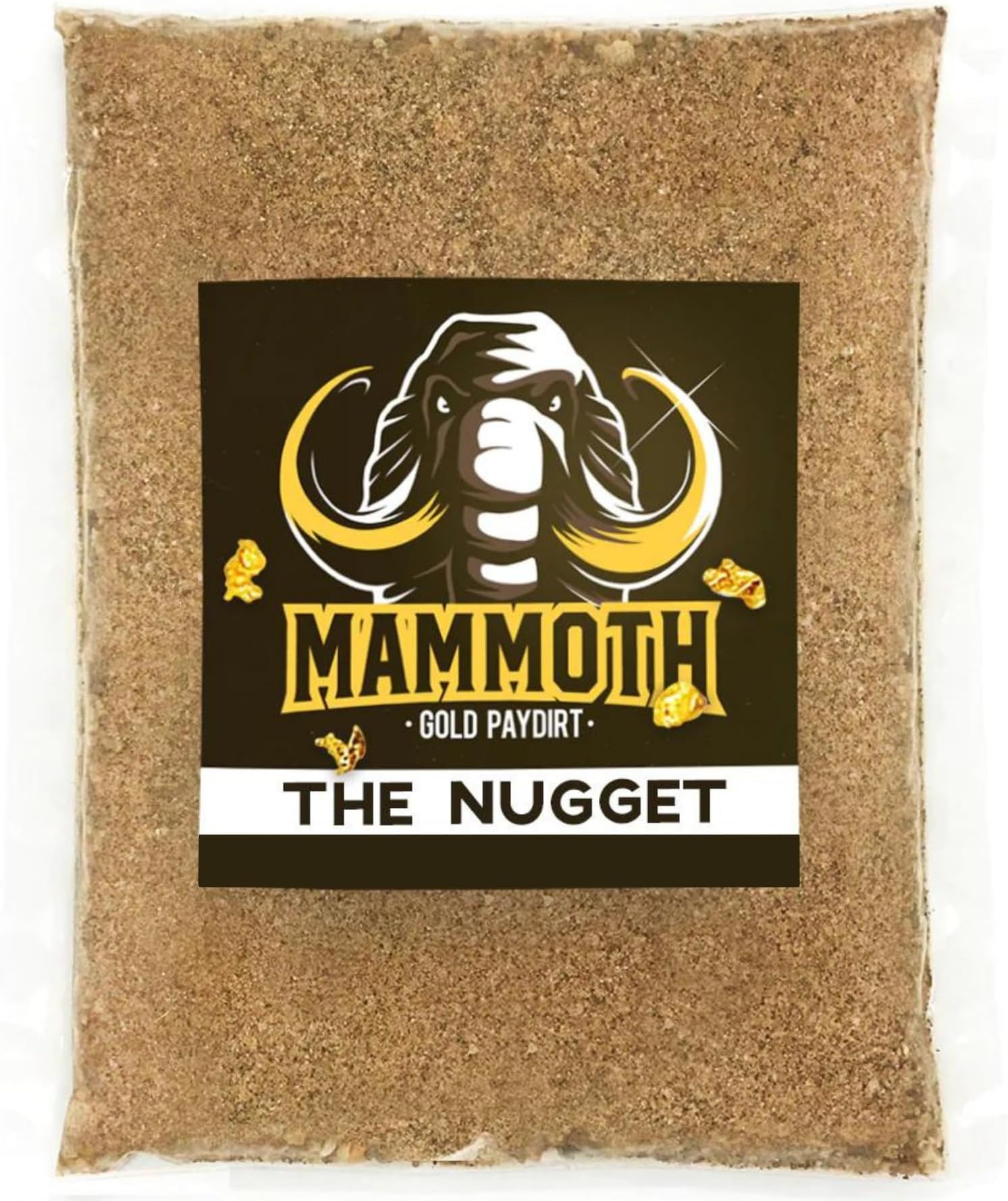 Mammoth Gold Paydirt 'THE NUGGET' Panning Pay Dirt Bag - Gold Prospecting Concentrate