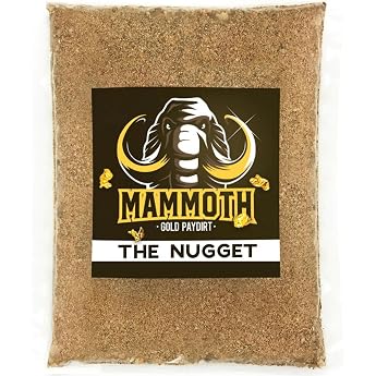Mammoth Gold Paydirt The Nugget Panning Pay Dirt Bag   Gold Prospecting Concentrate