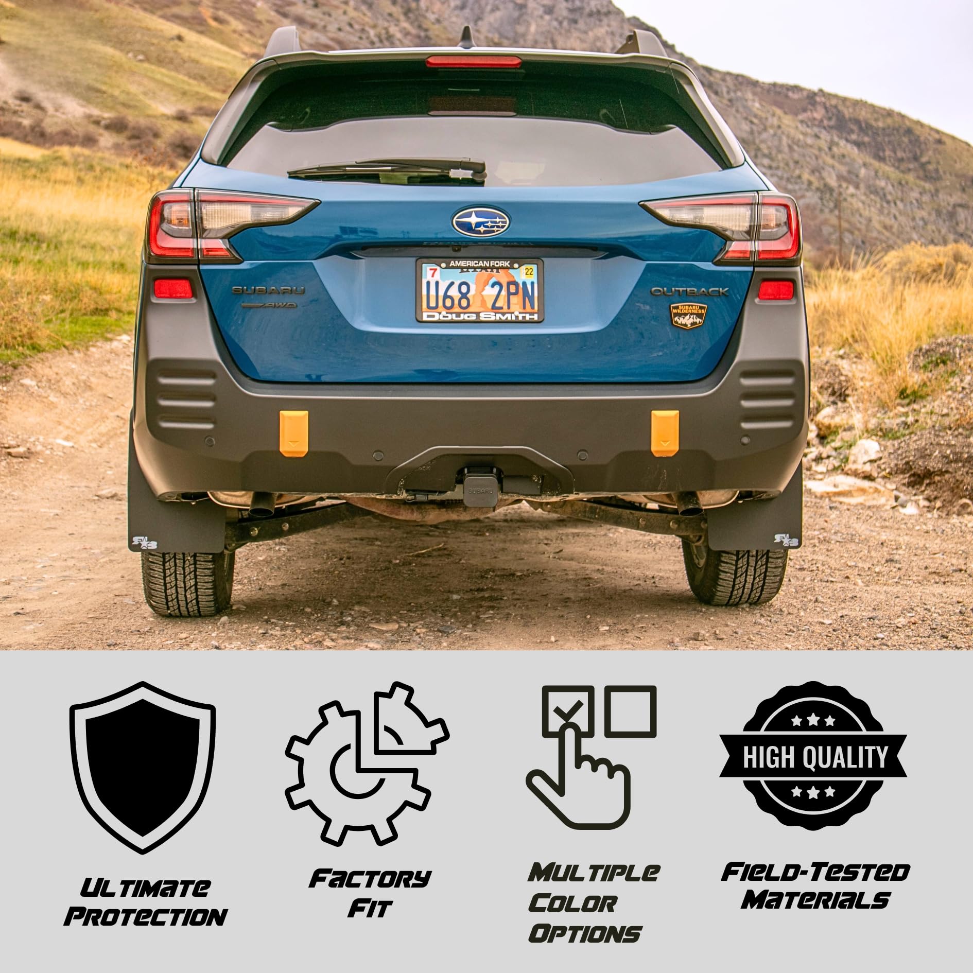 Amazon.com: RokBlokz Rally Mud Flaps Compatible with 2021+ Subaru