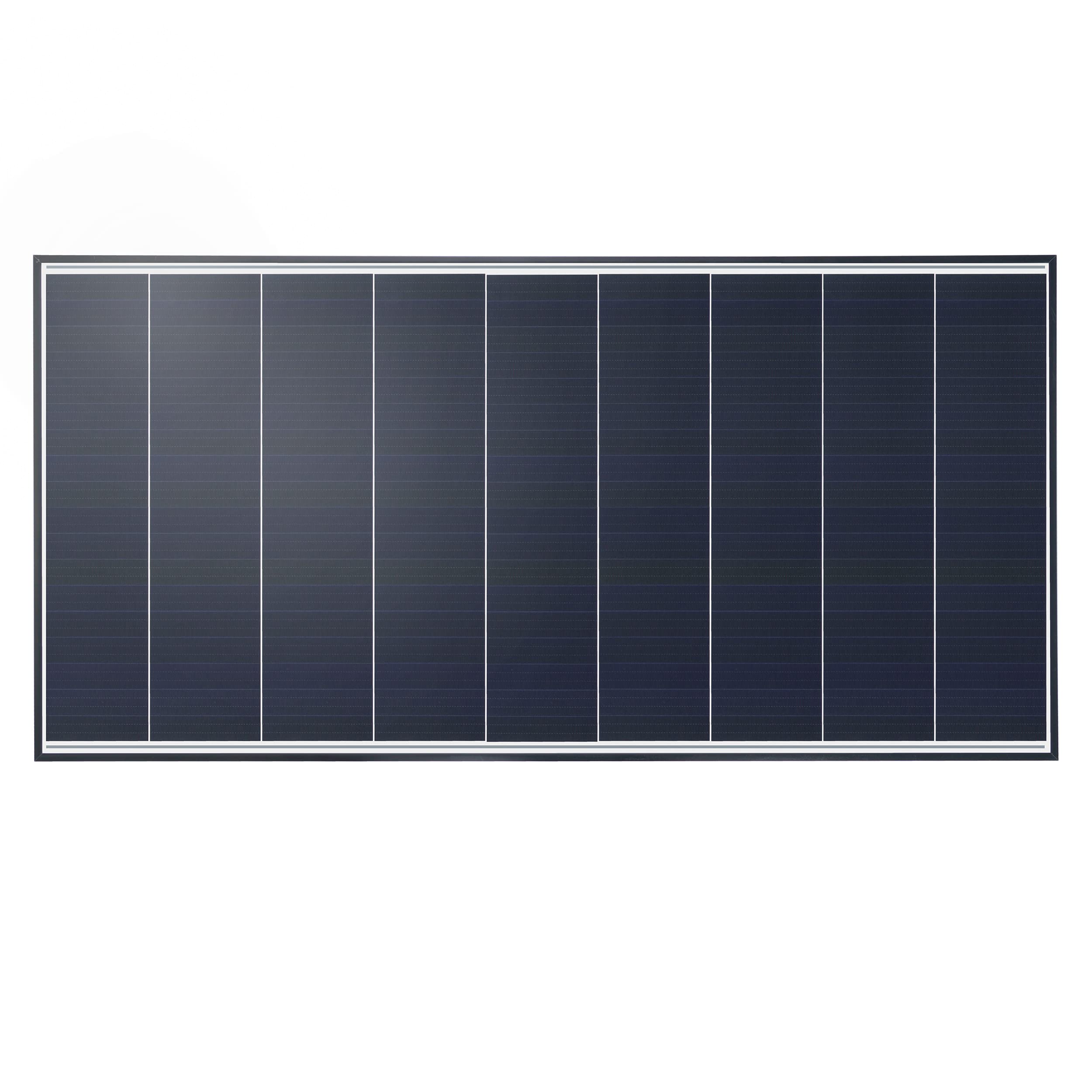 esotec Monokristallines Solarmodul Paar gesamt 250 Wp - hocheffizeinte Dachschindeltechnologie - klein und leicht - Einmann Montage - On Grid Off Grid 131073