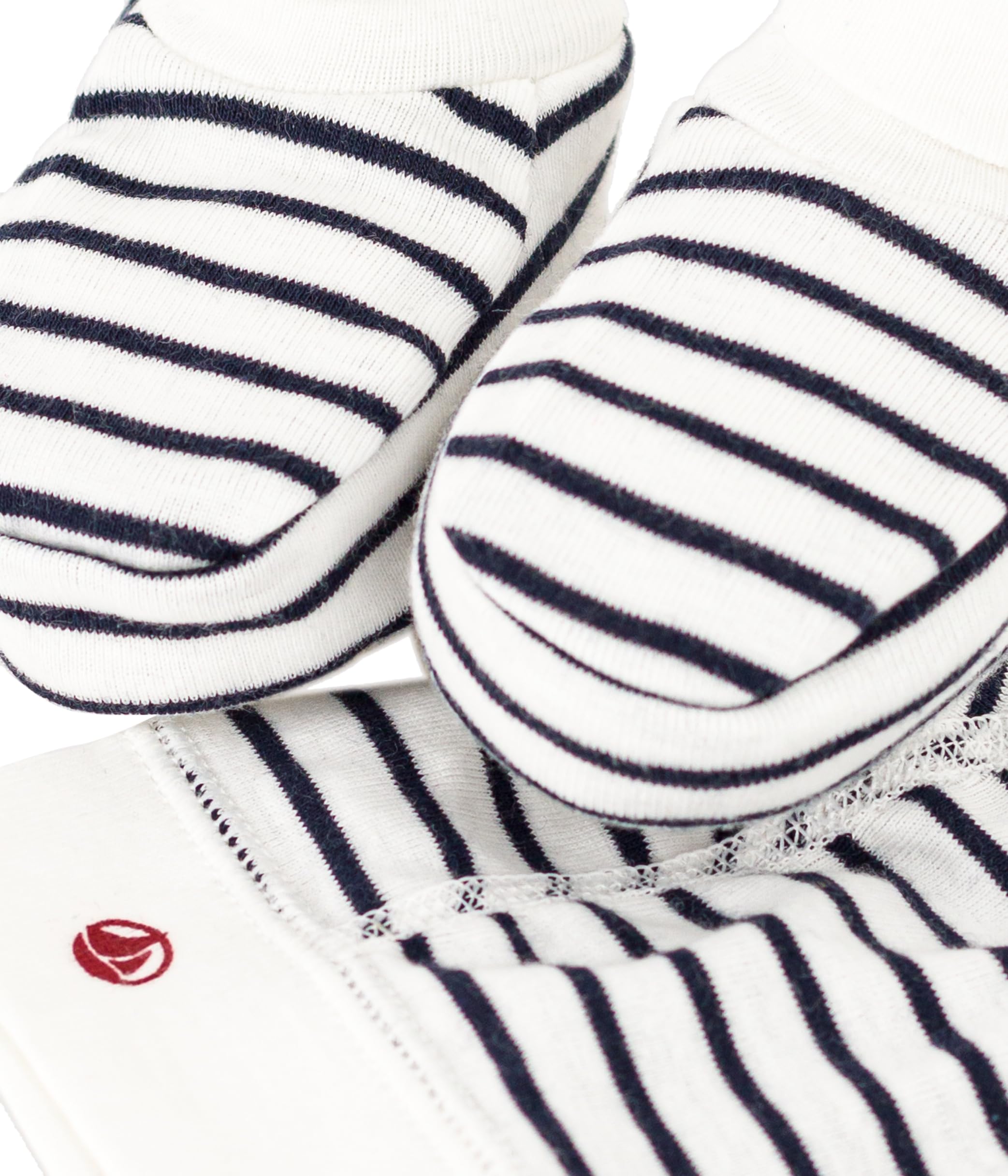 Petit Bateau A0ARY Bonnet et Chaussons Mixte Bébé, Variante 1 0-3 Mois