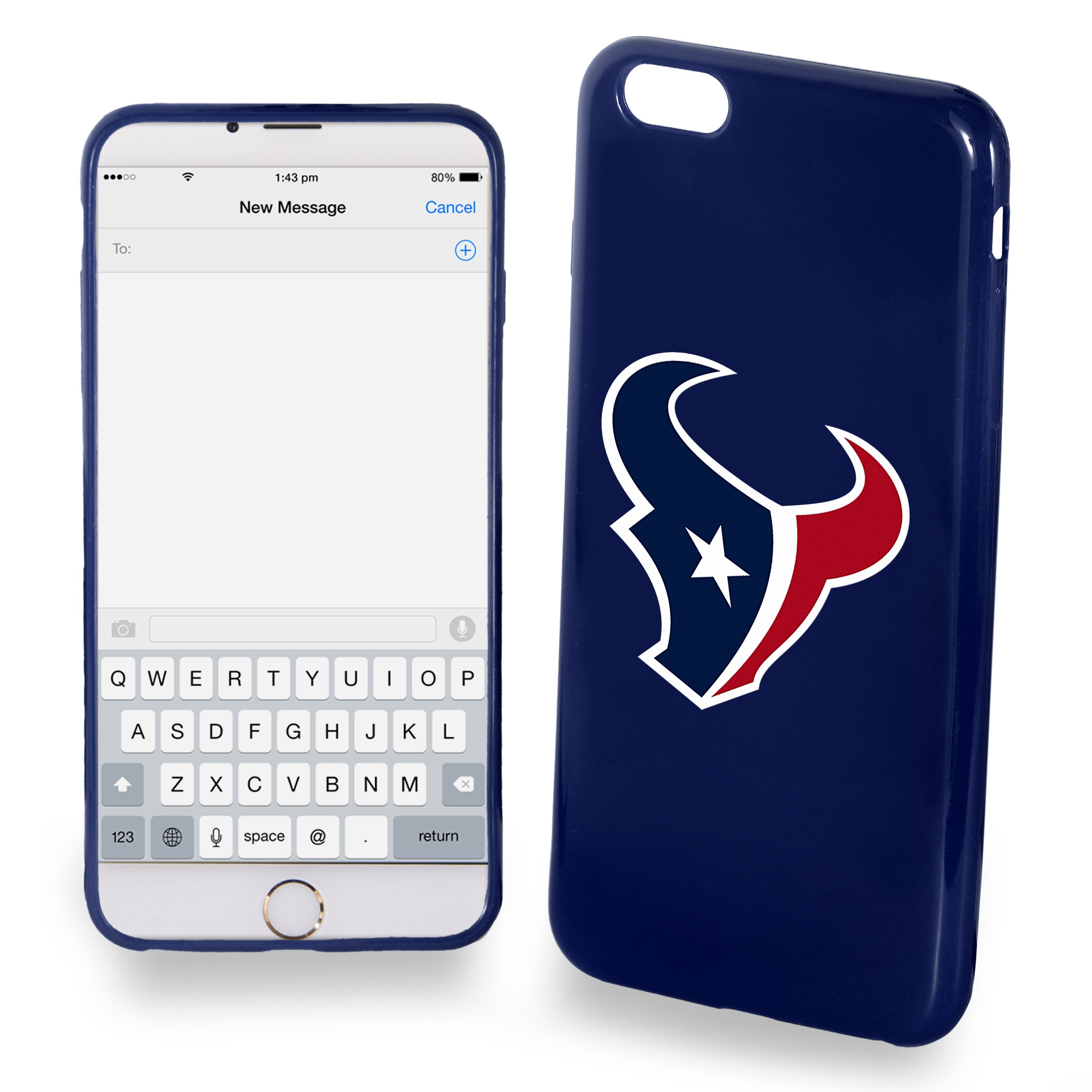 Coque iPhone 6s Plus Houston Texans silicone souple fin antichoc