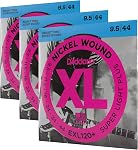 D'Addario Electric Guitar Strings, XL Nickel, EXL110-5P, Regular Light Gauge 10-46, 6-String Set, Pack of 5