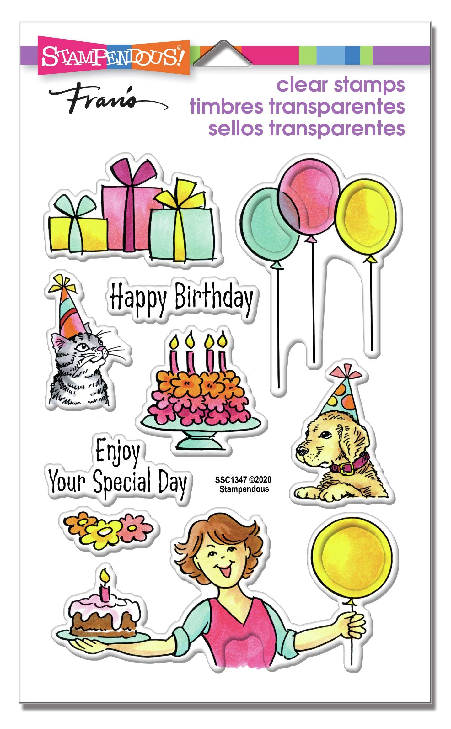 Stampendous Birthday Gift Clear Stamp Set