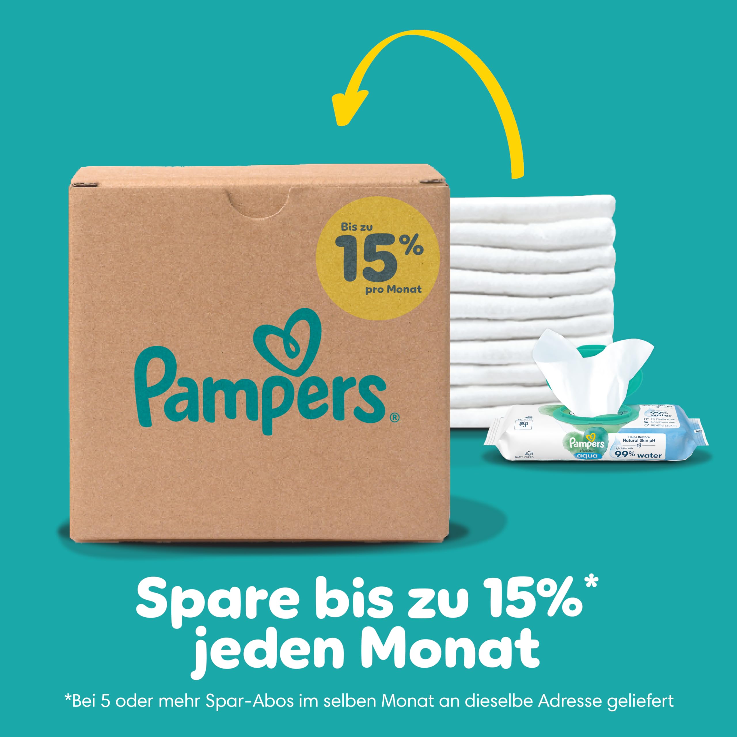 Pampers Pañales tamaño 7 (15 kg+) Baby Dry, extra grande, caja de meses, hasta 12 horas de protección contra fugas, 132 unidades (1 unidad)