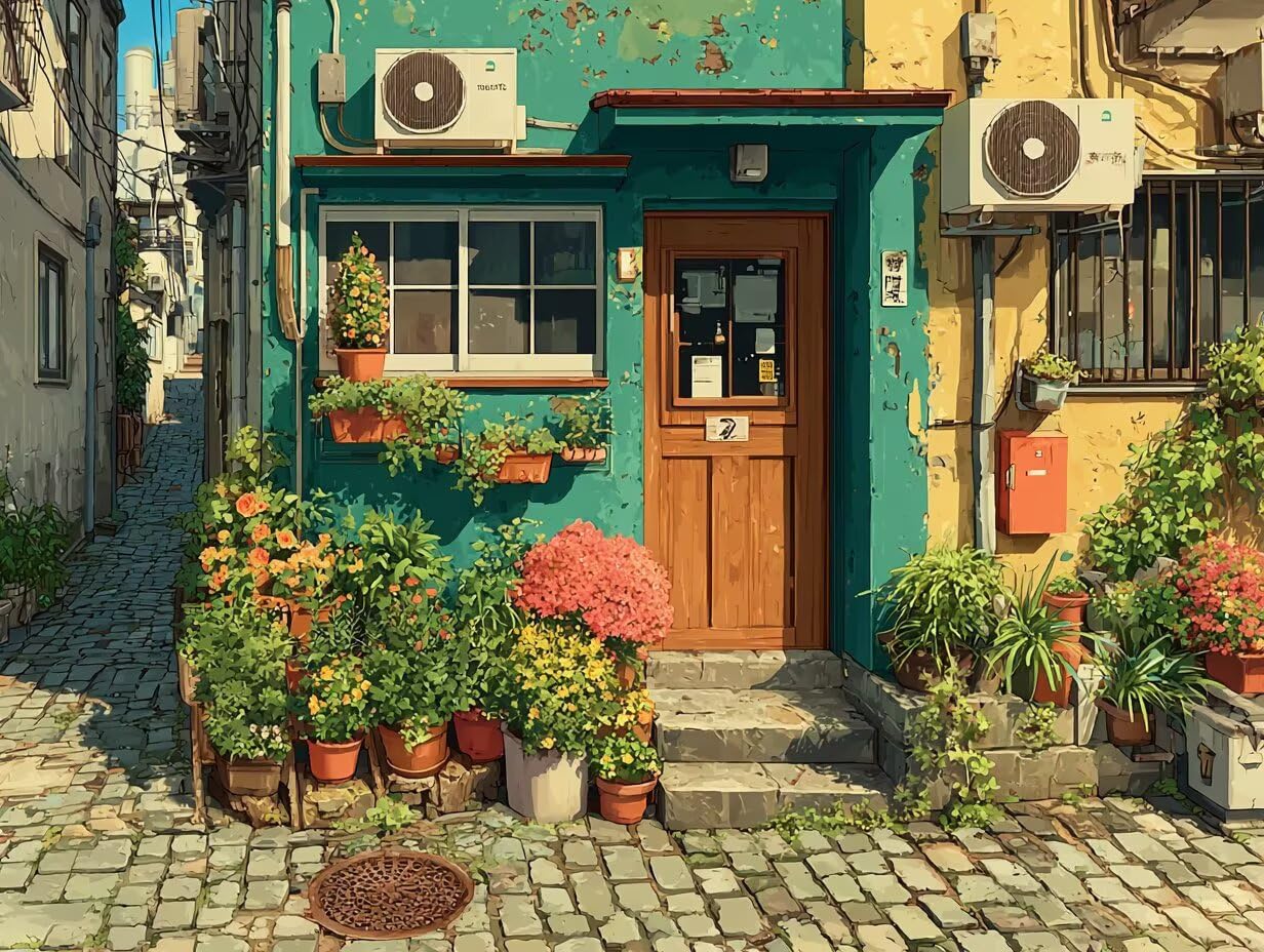 Street Enview zestaw do malowania według liczb, dla dorosłych, dla początkujących, do domu, zestaw do majsterkowania, dla dorosłych, z pędzlami i farbą akrylową, zestaw do malowania według numerów