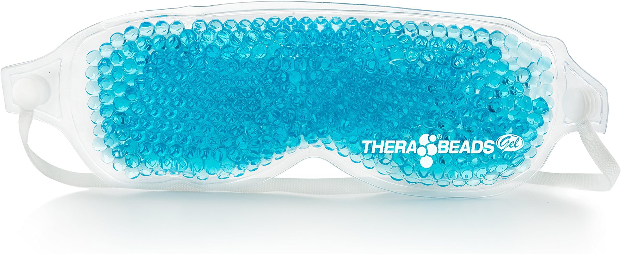 Hot Cold Gel Eye Mask: Reusable & Non-Toxic Flexible and Soothing Compress for Head and Face - Relief for Allergies, Dry Eyes, Headaches and Sinus Pressure - Microwaveable & Freezer-Safe