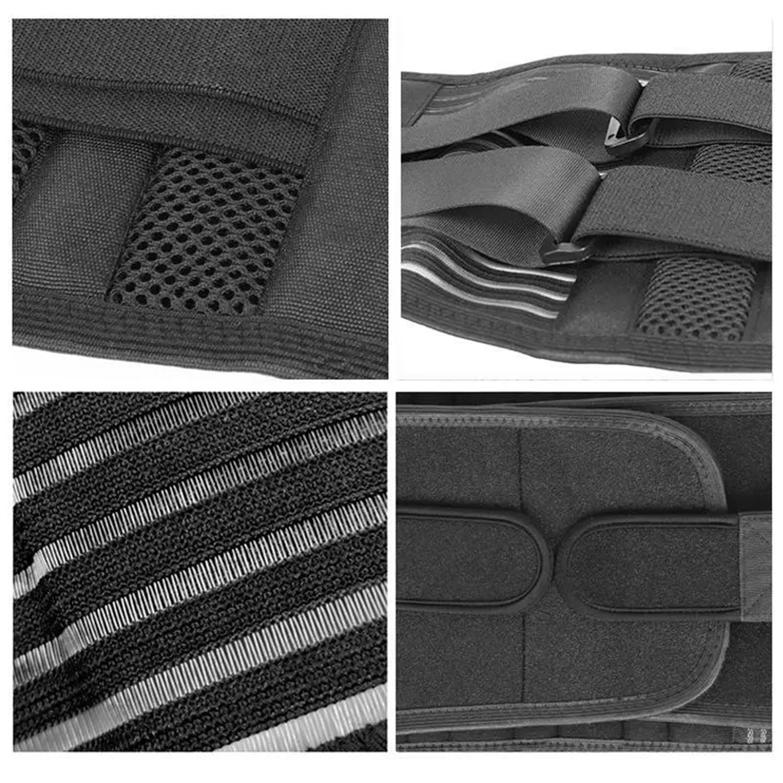 Entrenador de cintura entrenamiento doble compresión elástico ajustable, cinturón levantamiento pesas en cuclillas, Control barriga Unise Para Fitness