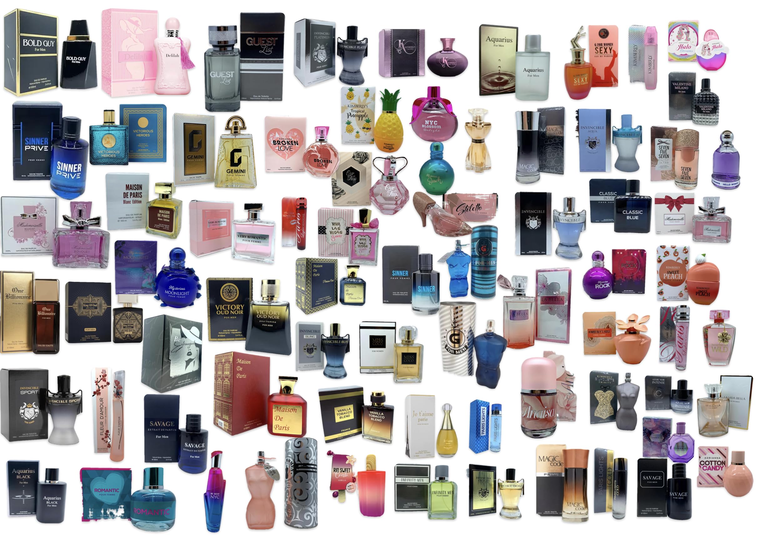 Amazon.com : Wholesale Mixed Lot of Impression Perfumes Lot of 20
