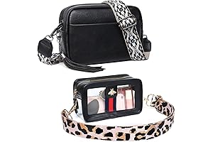 monrich Crossbody Bag for Women, Clear Bag Stadium Approved