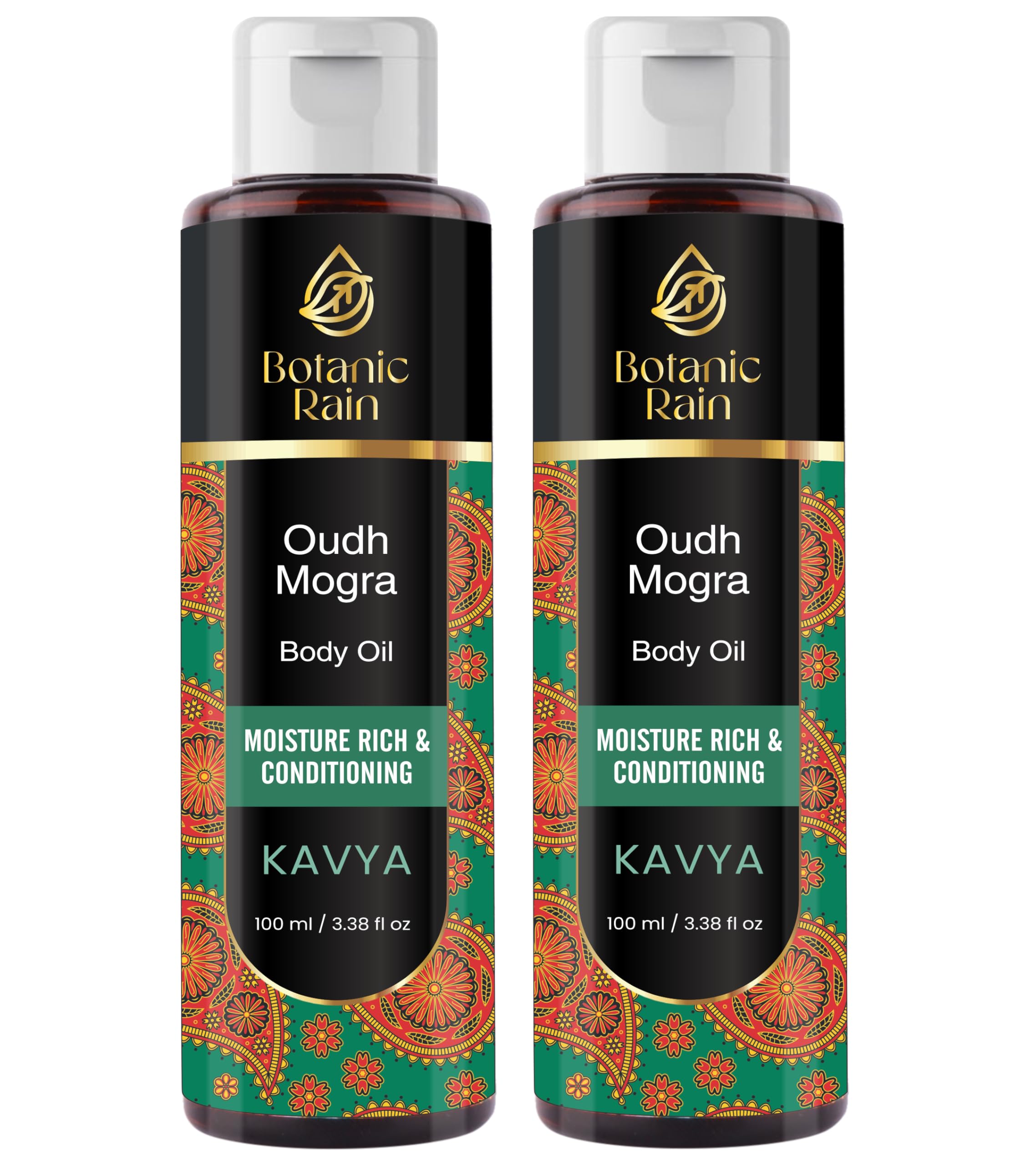 Botanic Rain Ayurvedic Body Oil with Oudh Mogra
