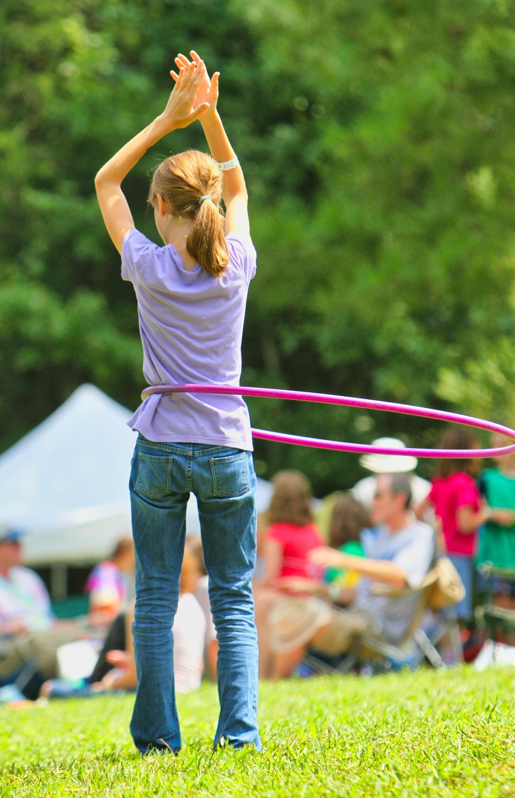 Fitfix® Jumbo Size Hulla Hoop Fun & Fitness with Ring for Kids and Adults Exercise - Stay Active with This Premium Hula Hoop Set! Non-Collapsible (Multi Color) 42” (105 cm) ‎Pack of 1 Pcs-picture-13