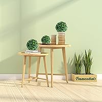 Vista 5 de Framendino, Paquete de 6 bolas artificiales de boj de 4 pulgadas para plantas decorativas de imitación verde para colgar para decoración del hogar