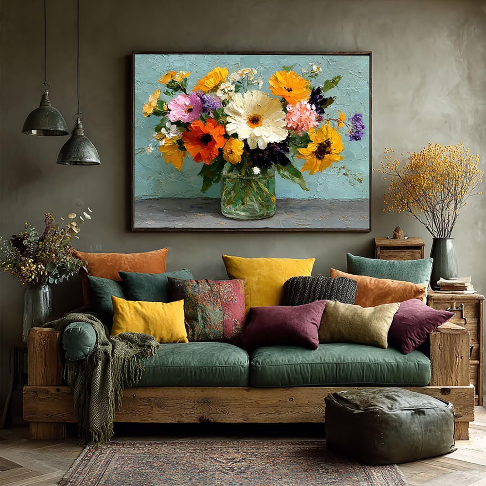 5D Diamond Painting Wazon, Diamond Painting Adult Flower Diy Cross Stitch Painting Diamonds Painting, 5D DIY Adults Diamond Painting, Room Decoration, Summer Gift, 120x90cm 7-7085