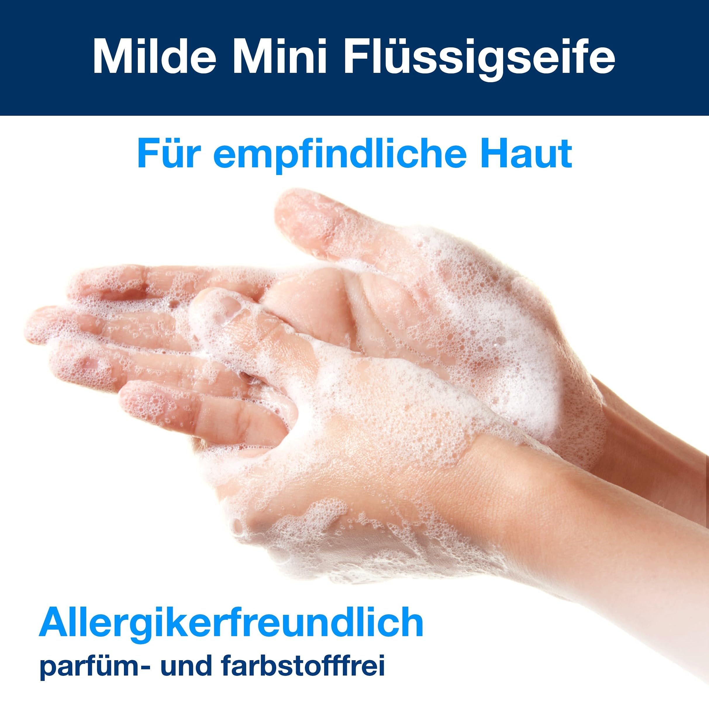 Tork Sensitive Hand Mini Flüssigseife S2, 8 x 475 ml, 420702 | dermatologisch getestet