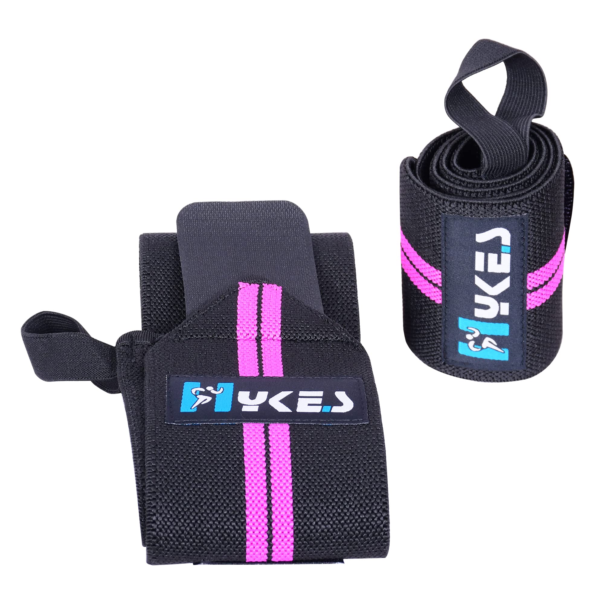 Weightlifting Wrist Support Wrap Band with Thumb Loop Strap for Gym, Fitness, Workout, Push-ups, Pull-ups, Strength Training Men and Women