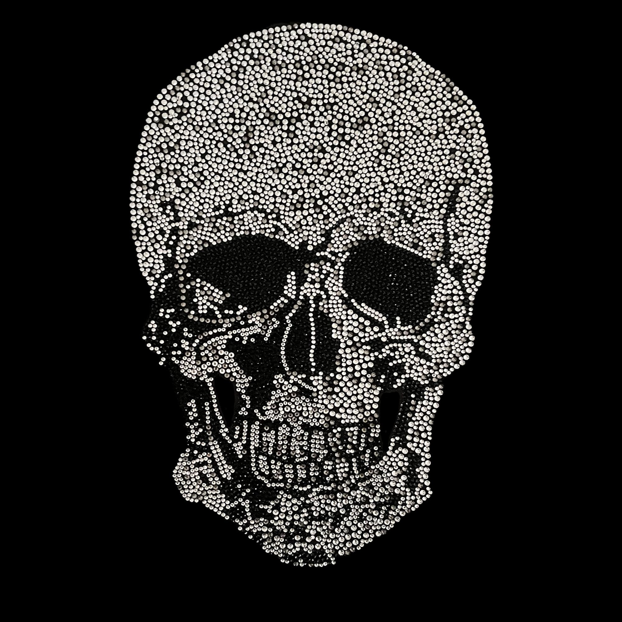 Amazon.com: Skull Rhinestone Iron on Transfer Patch for Clothes by 