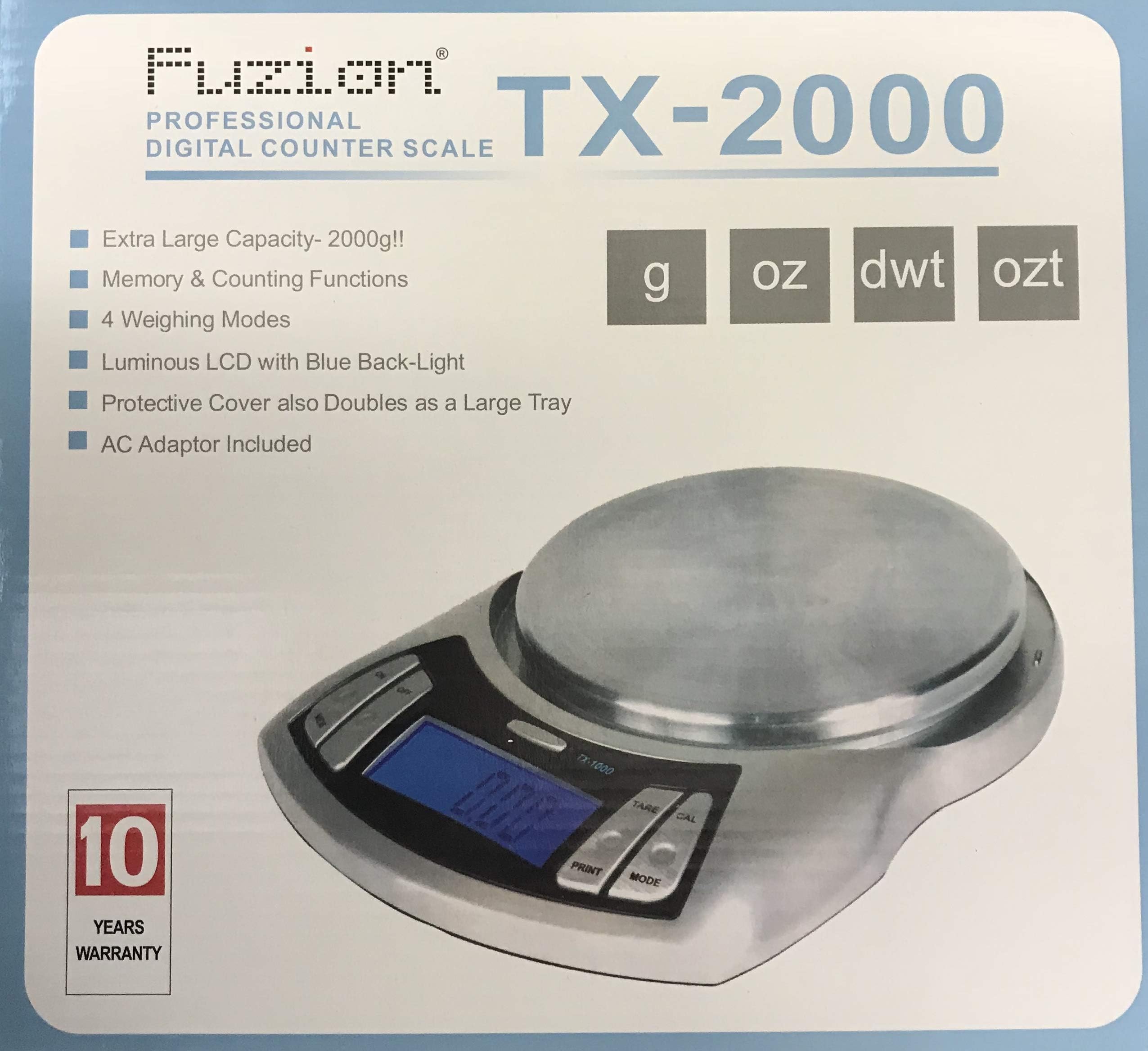 Professional Digital Table Top Scale Tx2000 Kitchen Scale 2000g X 0.1g